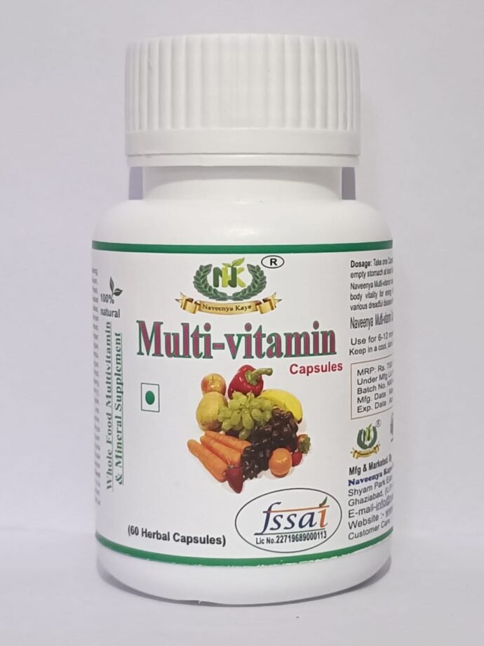 Multi- Vitamin Capsule – Naveenya Kaya Healthcare Pvt. Ltd.