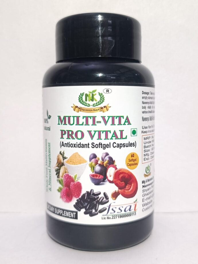 Multi-Vita Pro Vital Capsule – Naveenya Kaya Healthcare Pvt. Ltd.