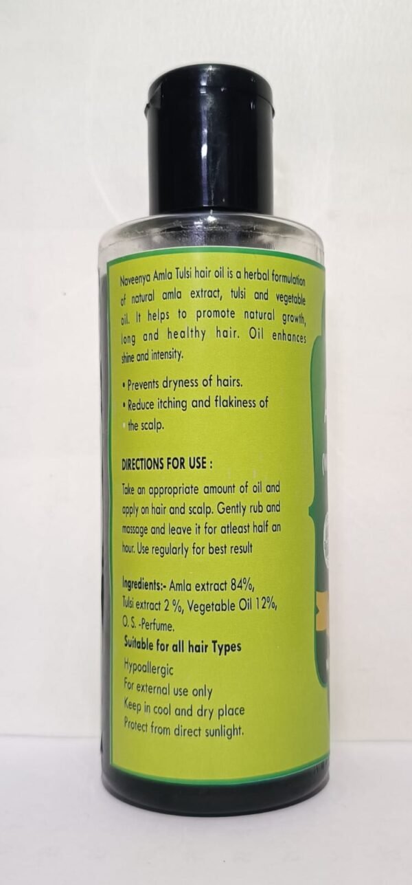 Amla Hair Oil (With Tulsi) 200 Ml - Image 4
