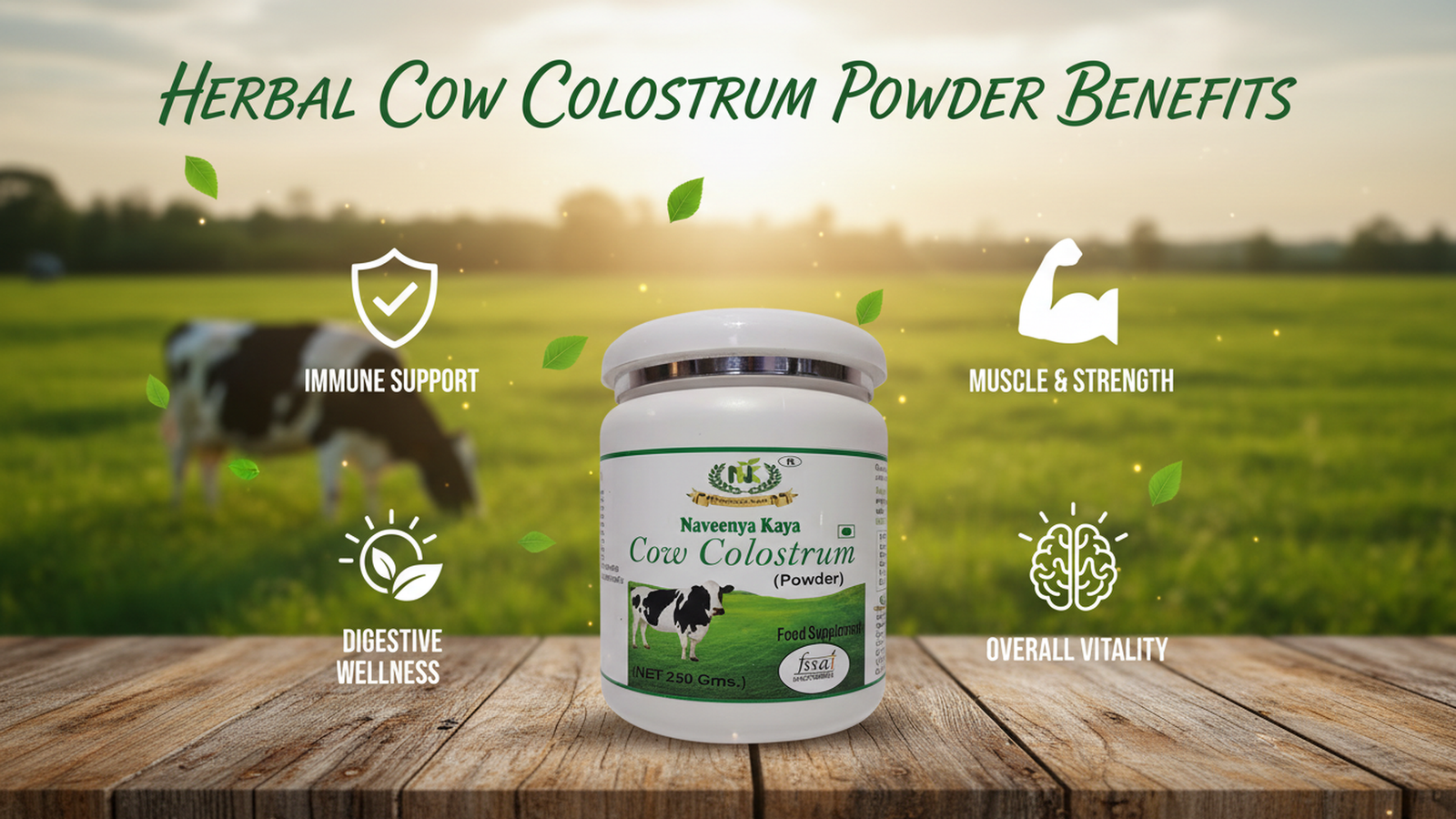 Cow Colostrum Powder 250 Gms